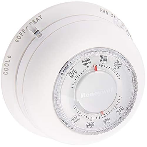 Honeywell T87N1000/U Thermostat, Round, Mercury Free, Manual