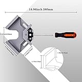 WYQYQ 4pcs Corner Clamp - Right Angle 90 Degree Wood Clamps For Woodworking, With Adjustable Swing Jaw Aluminum Alloy Frame, For Welding, DIY Woodworking