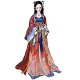 1/3 BJD Doll Clothes - Chinese Hanfu Dress Ball Jointed Doll Princess Dress 1/3 BJD Dolls Accessories Gift for Girls (R)