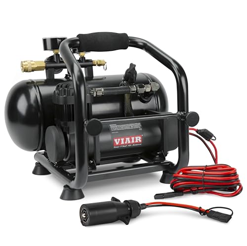 VIAIR 380C Plug-N-Play Compressor, 12V, 1.5 gallon tank, 200 PSI Rated with 7-way Power Access, for nailing, air tools, tire inflation