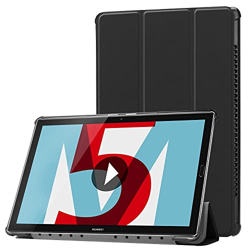Tablet Case Cover Case for Huawei MediaPad M5 10.8 CMR-AL09 CMR-W09 Slim Tri-Fold Stand Smart Case,Multi- Viewing Angles Stand Hard Shell Folio Case Cover Auto Sleep/Wake Case for Tablet