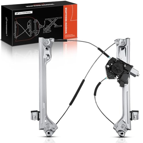 A-Premium Power Window Regulator with Motor and Anti-Pinch Compatible with Cadillac Escalade Chevrolet Silverado Tahoe GMC Sierra Front Left