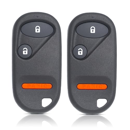 MechanMagic Key Fob Remote Replacement Fits for Honda Civic DX EX LX/Honda Pilot 2001 2002 2003 2004 2005 2006 2007 NHVWB1U523 Keyless Entry Remote Control NHVWB1U521 72147-S5A-A01(Pack of 2)