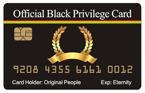 Aromabug: Privilege Card of Black People, 4 Pack
