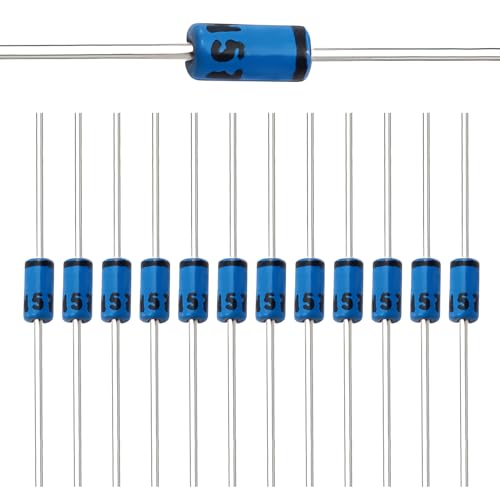 Chanzon 50 Pcs 1N5711 Schottky Barrier Rectifier Diodes 15mA 70V DO-35 (DO-204AH) Axial 5711 IN5711 15 mA 70 Volt Small Signal Switching Diode