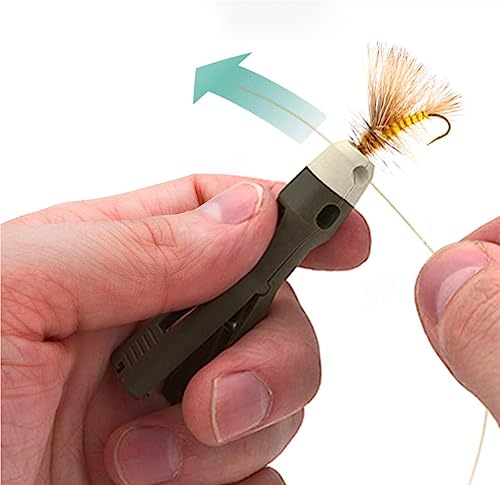 TYEPRO Fly and Ice Fishing Knot Tying Tool - Easily Tie Knots for Fly and Ice Fishing Hooks, Jigs and Flies, Grip Eyelet, Thread Line, Tie Knot, and Clip Fishing Line with One Accessory