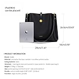 Cnoles Women Genuine Leather Designer Tote Bags Purses And Handbags For Women Fashion Ladies Top Handle Shoulder Satchel Bag Black