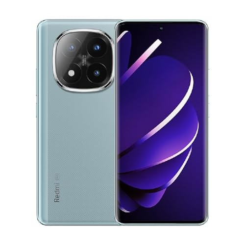 Xiaomi Redmi Note 14 Pro+ Plus 5G + 4G LTE (for Tmobile Mint Tello & Global) (256GB + 8GB) NFC 6.67" 120Hz 200MP Pro AI Camera Model 24115RA8EG Unlocked Dual Sim (Frost Blue)