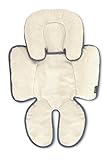 Britax Adjustable Head and Body Support Pillow for Car Seats and Strollers | Crash Tested + Reversible Fleece and Moisture Wicking Fabric + Machine Washable