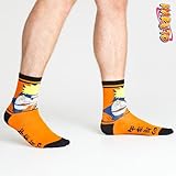 Naruto Mens Socks Pack of 5 Crew Socks for Men Teenagers Soft Breathable Work Sports Casual - Size 7-12 Gifts for Him