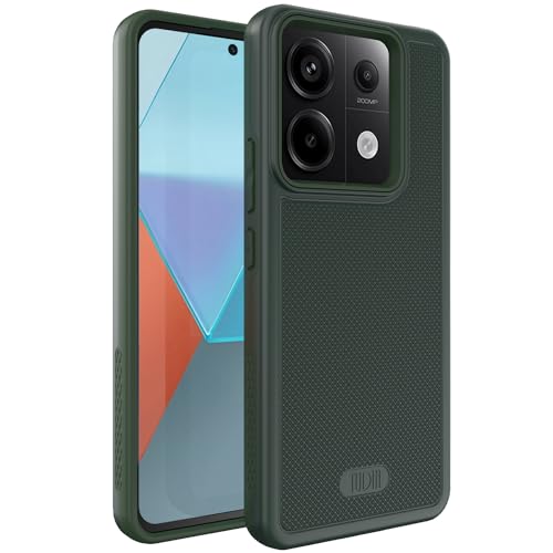 TUDIA DualShield Grip Designed for Xiaomi Redmi Note 13 Pro 5G / Poco X6 5G Case (2024), [MergeGrip] Military Grade Dual Layer Shockproof Slim Tough Heavy Duty Protective Phone Cover (Pine Green)