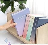 Aesthetic Simple Lovely Korean Hard Cover Photo Album Collect Book for kpop photocards, polcos, polaroids, business cards, trading cards, couples - 40 sheets, 160 sleeves in 4 Colors (Lavender)