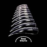 Long Sharp Stiletto Nail Tips with Deep Curve for Nail Art, False, Artificial, Acrylic, Drag Queen Nails, Nail Gloves and Cosplay Claws