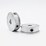 AXWERB Professional 2pcs 40Teeth HTD 3M Pulleys, Bore 5-14mm Timing Pulley Width 10/15 HTD3M 40T Belt Pulley Synchronous Pulley (Size : 8mm, Color : Width15mm)