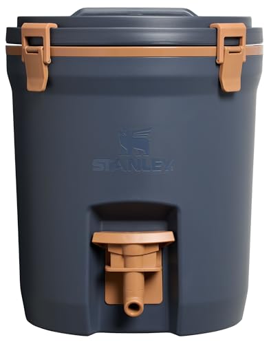 Stanley Adventure Fast Flow Water Jug 2 Gallon | Leakproof Ice Water Dispenser | Insulated Beverage Cooler | Easy Pour Spigot and Latched Foam Lid | BPA-Free | Twilight