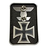 German 1914 First Class Iron Cross Badge Rommel Same German Medal Brooch Badge