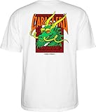 Powell Peralta Cab Street Dragon T-Shirt, White, Large