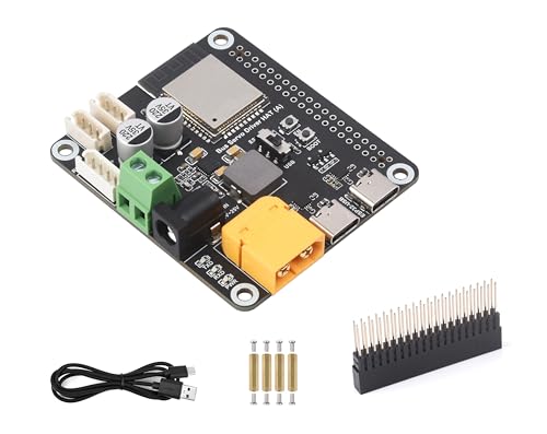 Serial Bus Servo Driver HAT Based on ESP32-WROOM-32 Module, Suitable for Raspberry P 5 / 4B and ST/RSBL Series Serial Bus Servos up to 253 Serial Bus Servos at The Same Time/Robotic Project