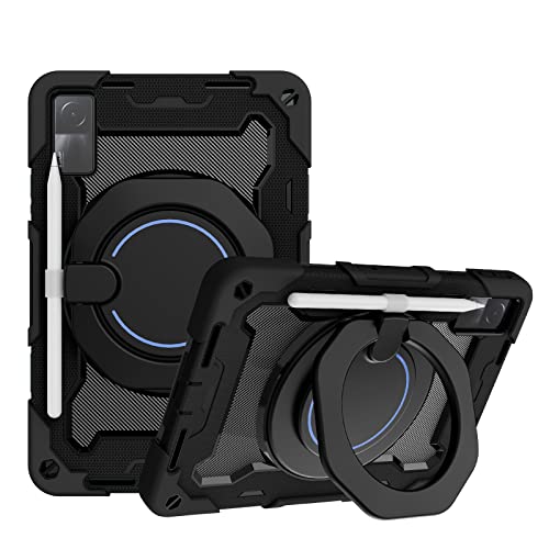 Case for Honor Pad X9/Honor Pad X8 Pro,Light Weight Shock Proof Rotating Kickstand Tablets Protective Cover Case for Honor Pad X9/Honor Pad X8 Pro 11.5 inch Released 2023 (Black)