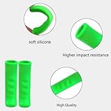 Quaocens 5 Pairs Bicycle Brake Lever Silicone Cover, 5 Colors Anti-Slip Brake Handle Silicone Sleeve for Mountain Road Bike Brake Cover.