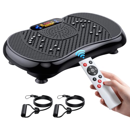 PBYRD Vibration Plate Exercise Machine, Lymphatic Drainage Machine for Weight Loss, Full Body Workout Vibrate Fitness Platform, Helps Toning Shaping Wellness Home Gyms Workout - Max User Weight 330lbs