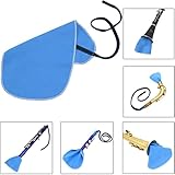 SKYNEO Saxophone Cleaning kit, Clarinet Cleaning Kit with Maintenance Kit,Cork Grease,Swab,Strap,Cleaning Cloth,Thumb Rest,Reed Case,Mouthpiece Brush and More