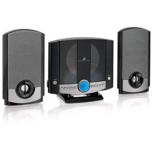 GPX HM3817DTBK Home Music System with Remote and AM/FM Radio Black