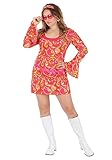 Dreamgirl Adult Womens 70s Disco Costume, Groovy Go Go Dancer Outfit, Womens Go Gorgeous Halloween Costume - Large