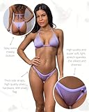 Wicked Weasel Sexy Bare Vision 229 Cheeky Bikini Bottom (US, Alpha, X-Large, Regular, Regular, Violet)