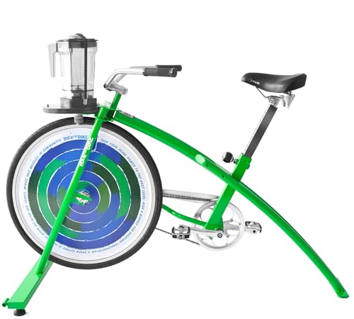 Rock The Bike Fender Blender Pro: Pedal Powered Smoothie Bike | Interactive Event Attraction | Eco-Friendly Activity for Parties, Education & Fitness (Striking Green)