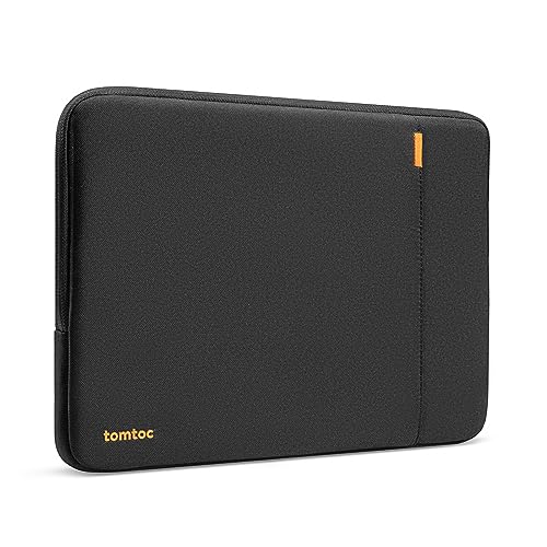 tomtoc 360° Protective Laptop Sleeve for 13-inch New MacBook Air M4/A3240 2025, M3/A3113, M2/A2681 M1/A2337 A2179 A1932, 13-inch MacBook Pro M2/A2686 M1/A2338, Water-Resistant Computer Case Bag