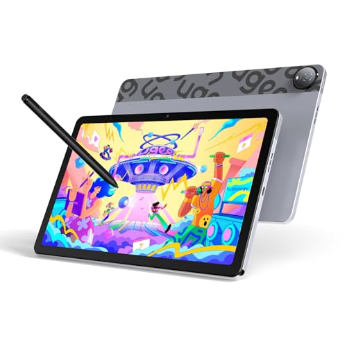 UGEE Pad Drawing Tablet No Computer Needed,6GB+128GB Fun Drawing Pad 2K Ultra HD Large Screen with Full-Laminated Screen,Android 14 Tablet Drawing Stand for 7000mAh+18W Battery,Standalone Tablet 10.36