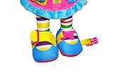 June Garden 15.5" Dressy Friends Belle - Educational Stuffed Plush Doll for Kids and Toddlers 2 Years and Up - Montessori Buckle Soft Toy