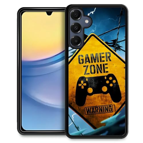 TnXee Compatible with Samsung Galaxy A16 Case,Gamer Zone Anti-Skid and Shockproof Protective Case for Women/Men,Soft Silicone Rubber+Hard PC Back Cover Compatible with Samsung Galaxy A16