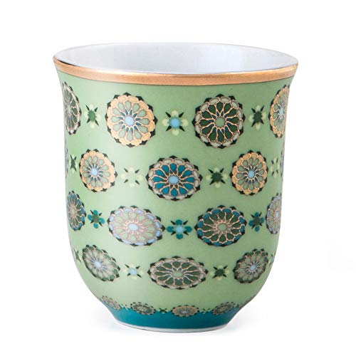 Images d'Orient Andalusia Porcelain Coffee Cup Set – Set of 6-90ml (3oz) Microwave & Dishwasher Safe