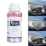 Headlight Repair Kit,Automobile Headlight Restoration Kits with 600ML Repair Liquid,Car Headlight Polish Repair Tool for Repair Headlight Yellowing, Haze, Scratches