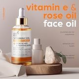 ArtNaturals Face & Body Vitamin E Bio Oil 4.0oz + Gua Sha Facial Tools Set - Organic Moisturizer Skincare for Scars, Stretch Mark, Cellulite & Nails - Great Massage oil for Massaging Joint & Muscles