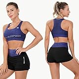 Workout Clothes Set for Women 5 Pieces Athletic Exercise Outfits for Yoga Fitness Gym Running