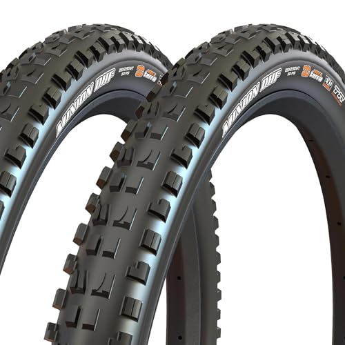 MAXXIS Minion DHF - 2 Pack - 24", 26", 27.5", 29" - Mountain Bike Tire, Tubeless | Gold Standard of Gravity Focused MTB Tread, Size 26x2.30 - EXO, E25, 2 Pack