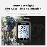 COOSPO Bike Computer GPS Wireless, ANT+ Cycling Computer GPS with Bluetooth, Multifunctional ANT+ Bicycle Computer GPS with 2.4 LCD Screen, Bike Speedometer with Auto Backlight IP67