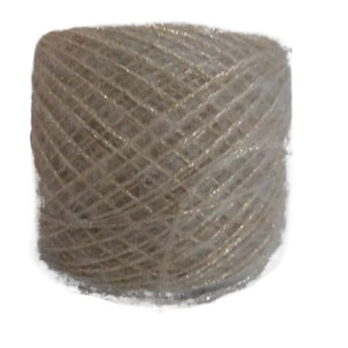 100g Mohair Thread, Thick Wool Thread, Silk Wool Thread, Bright Silk Thread, Gold and Silver Thread, Shawl Thread Set(Camel Clip Gold)