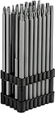 NEIKO 10224A 1/4" Extra Long Security Bit Set, 32 Piece Screwdriver Bit For Drill, S2 Steel 6” Long Torx Bit Set, Tamper Proof Bit Set, Torx, PoziDriv, Spanner, Tri-Wing, Security Power Bit
