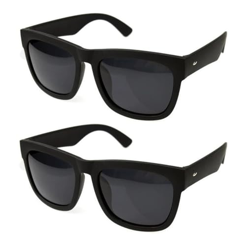 HNYSDZSW 2 PACK Lunisk Correction Glasses, Vision Correction Astigmatism Glasses for vision improvement Unisex-（Black-MA-U5）