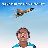 NATIONAL GEOGRAPHIC Rocket Launcher for Kids – Patent-Pending Motorized Air Rocket Toy, Launch up to 200 ft, Kids Outdoor Toys & Model Rockets, Gifts for Kids Ages 8 9 10 11 & 12, Space Toys