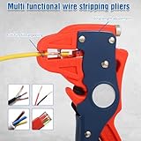 Quick Strip, 2024 New Quickstriper Wire Striper, Self Adjusting Wire Stripper, Multifunctional Wire Stripper Crimper Cable Cutter Pliers 2 in 1 Automatic Wire Stripper and Cutter (#A1, 2PCS)