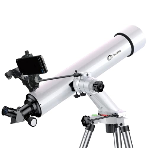 Telescope,100mm Aperture 900mm FL with StarFinding System for iOS and Android, Telescope for Adults high Powered, Metal AZ with High Precision Adjustment