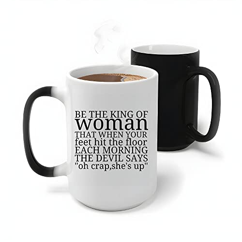 GYCCCL Activist Women Equal Rights Human Equality Awareness Gift for Devil May Scare Kind of Woman 11oz Color Changing Mug