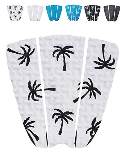 Ho Stevie! Premium Surfboard Traction Pad [Choose Color] 3 Piece, Full Size, Maximum Grip, 3M Adhesive, for Surfing or Skimboarding