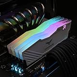 TEAMGROUP T-Force Delta RGB DDR4 16GB (2x8GB) 3600MHz (PC4-28800) CL18 Desktop Gaming Memory Module Ram TF4D416G3600HC18JDC01 - White