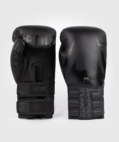 Venum Reverso Boxing Gloves - Black/Black - 14-Ounce
